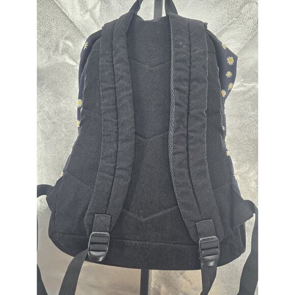 Jessica Simpson Black W/Daisy's Corduroy Backpack - Picture 5 of 7